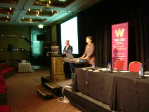 Jackie at the WACOSS conference